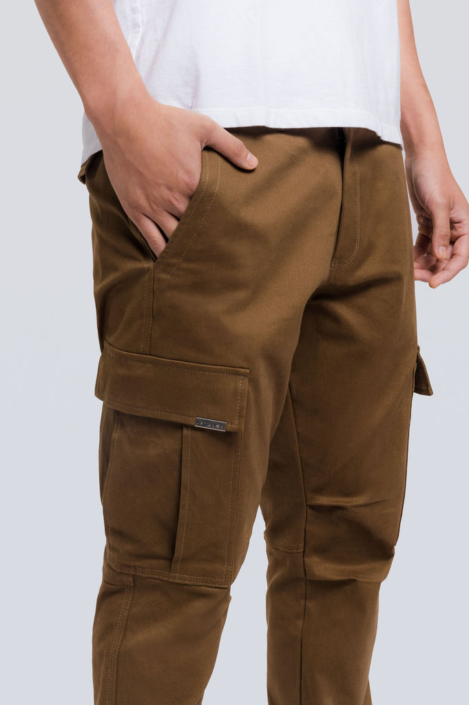 Pantalon Recto Cargo Utility - Marron PANTALONES THE LOST BOYS 